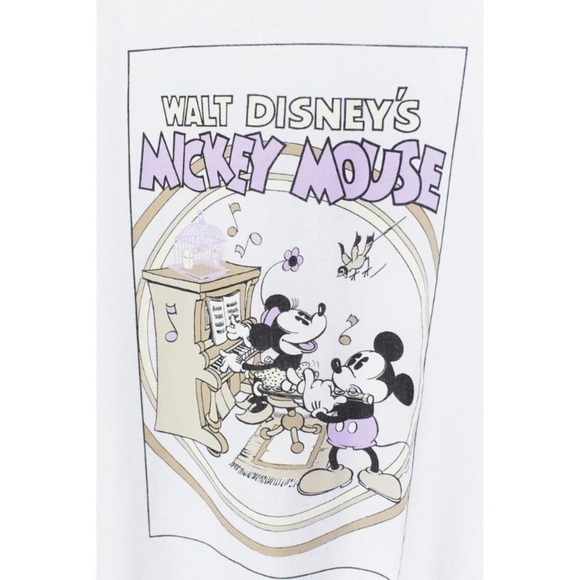 H&M Disney‎ Mickey & Minnie Mouse T Shirt Size XS - Picture 8 of 12